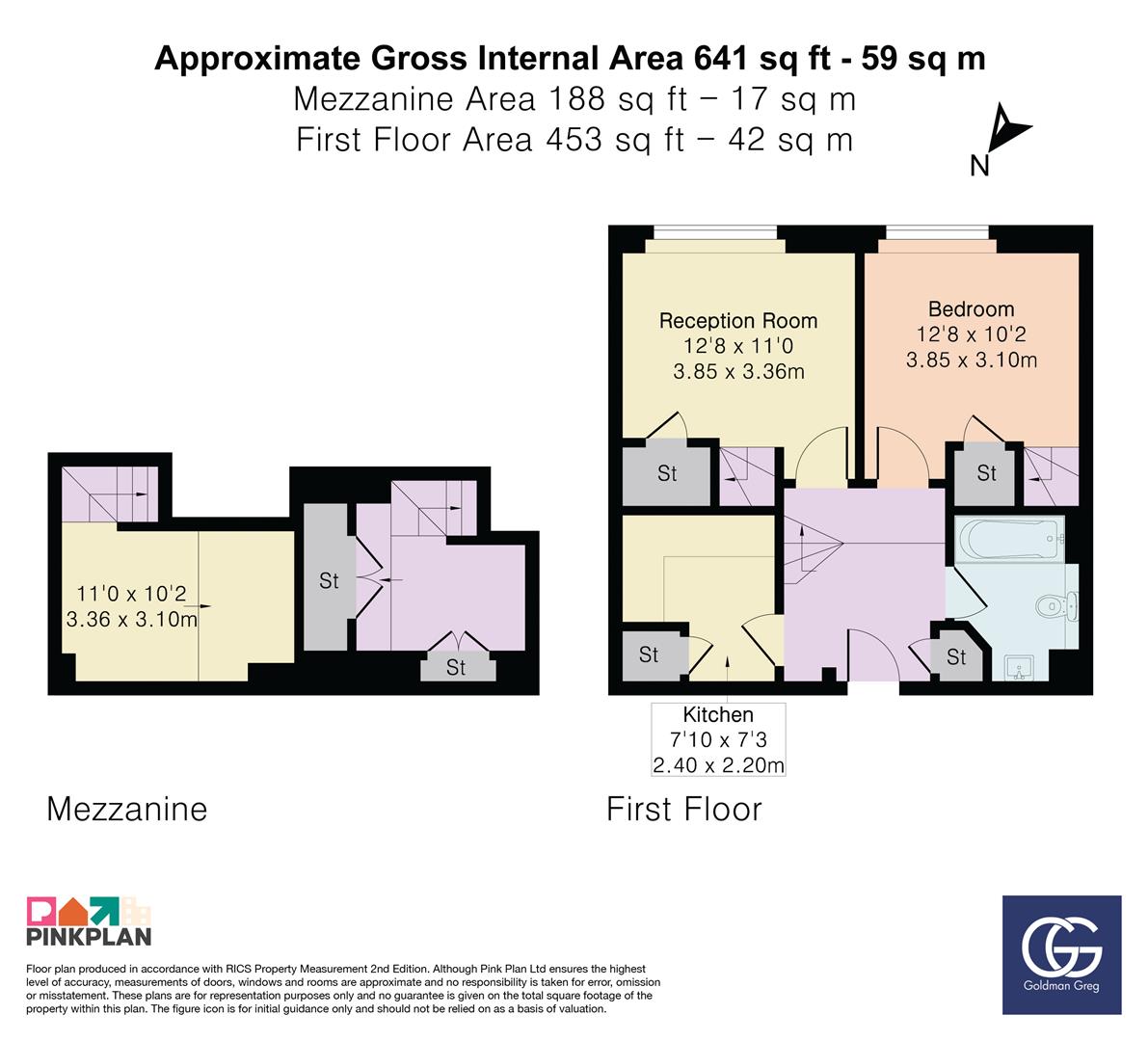 Flat 14, 1, Prescot Street, London floorplan