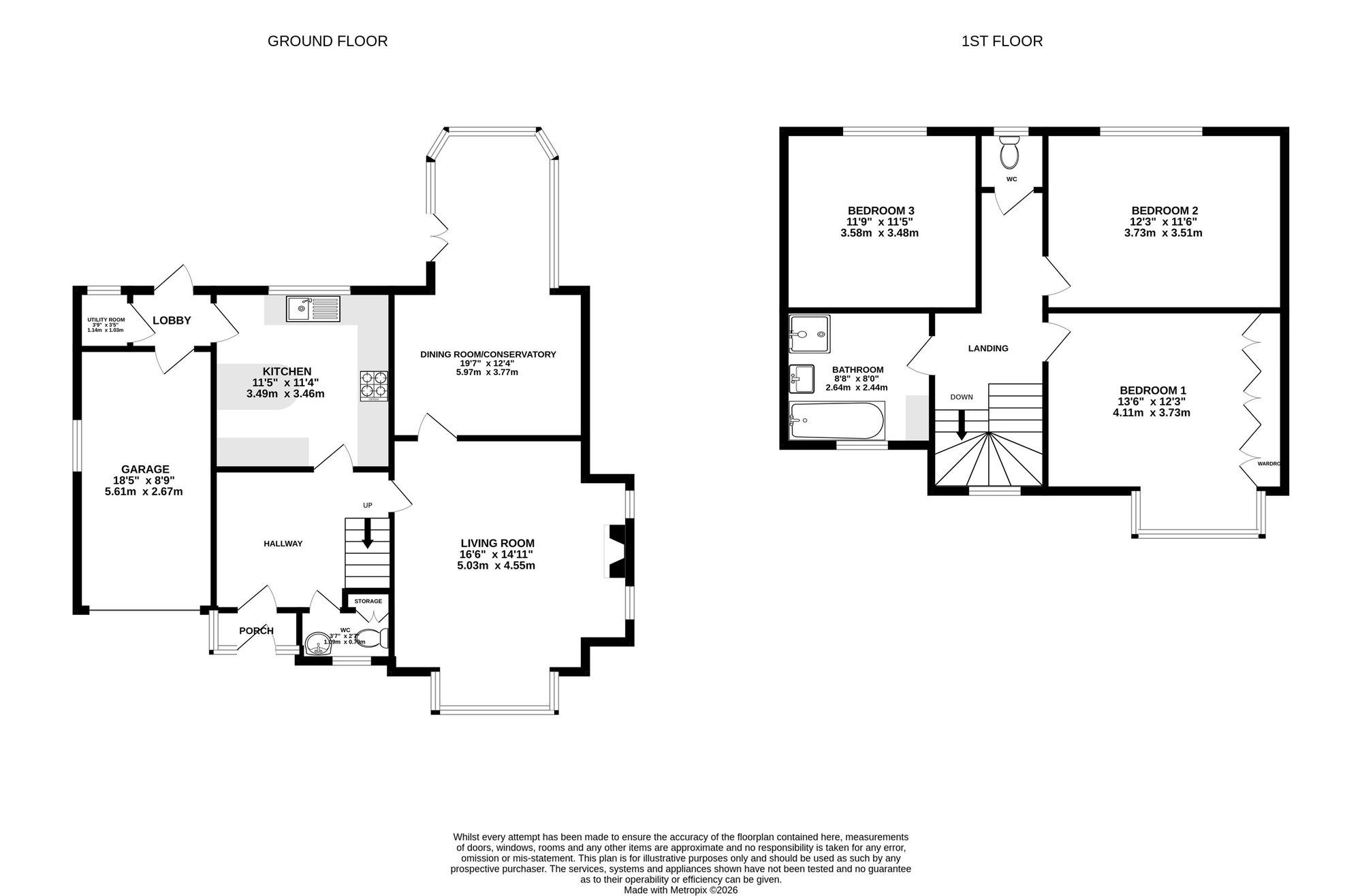 4 Manor Close, Wilmslow floorplan