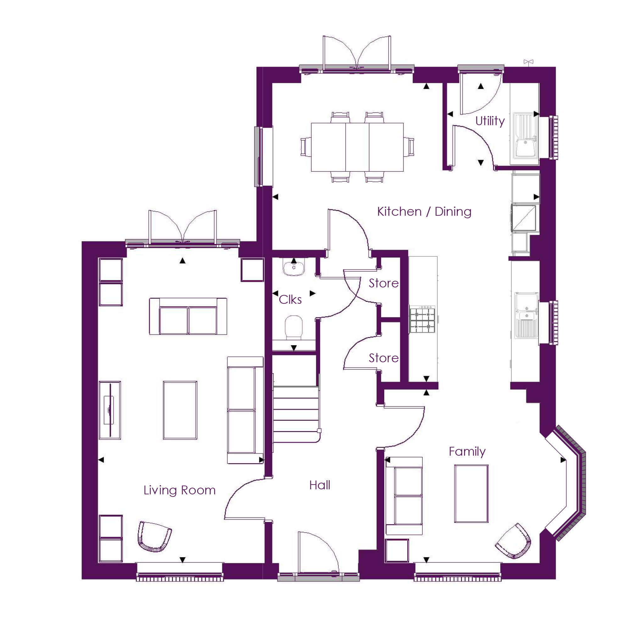 580, Off Winchester Road, Boorley Green, Botley floorplan