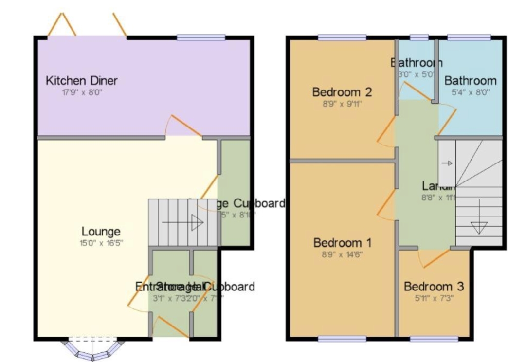 342, Waskerley Road, Washington floorplan