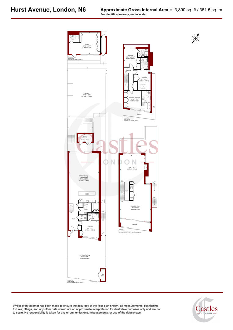 25, Hurst Avenue, Highgate floorplan