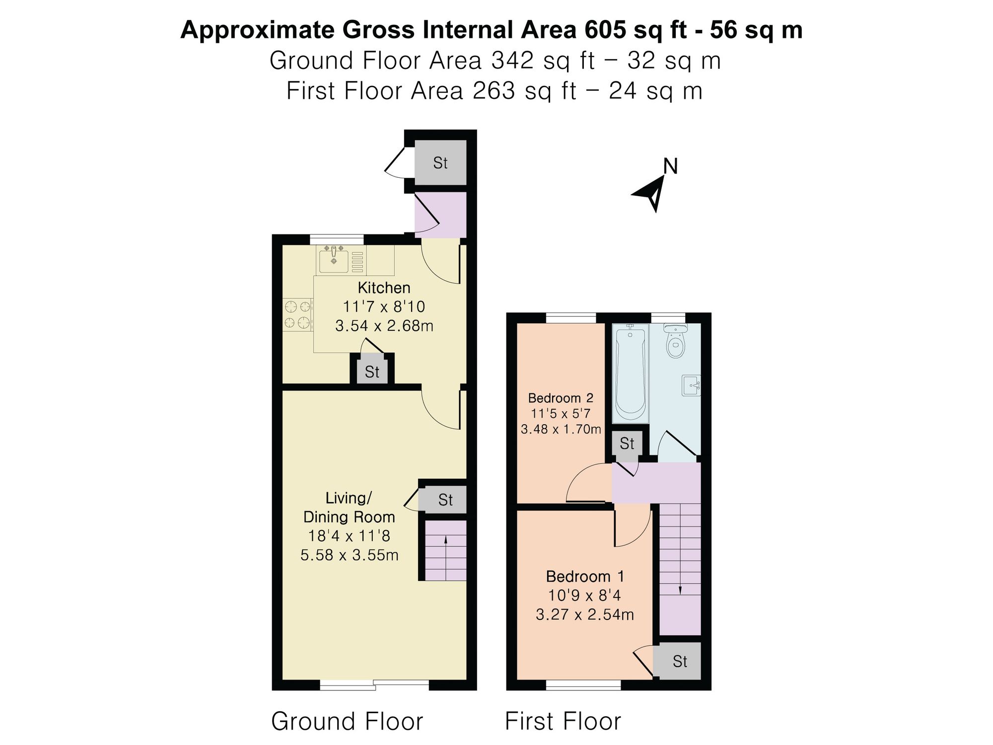 48 Parcandowr, Truro floorplan