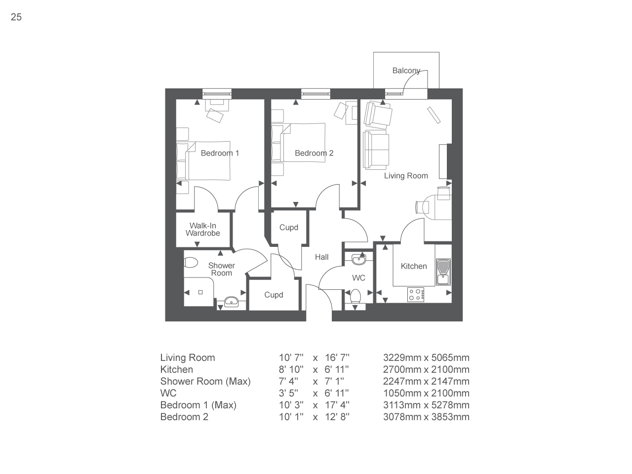 21, Stratford-upon-Avon floorplan