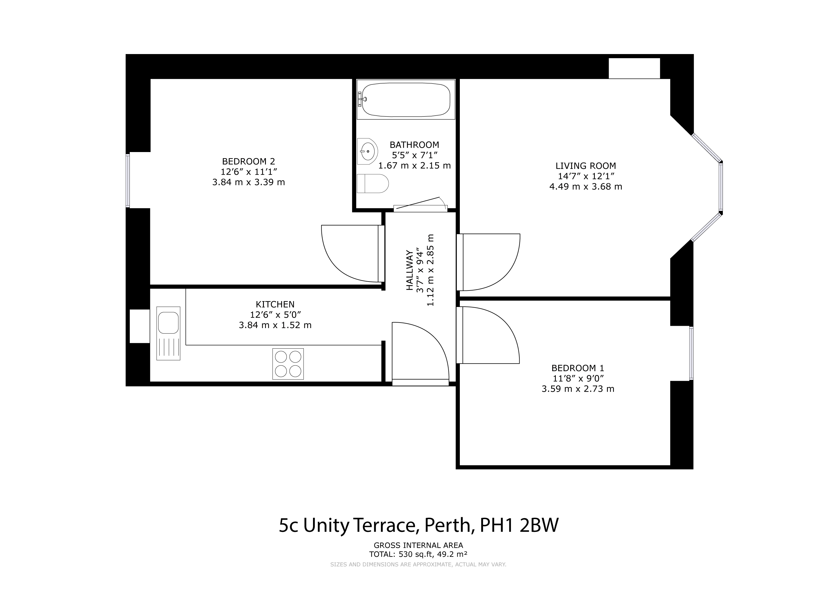 5C,, Unity Terrace, Perth and Kinross floorplan