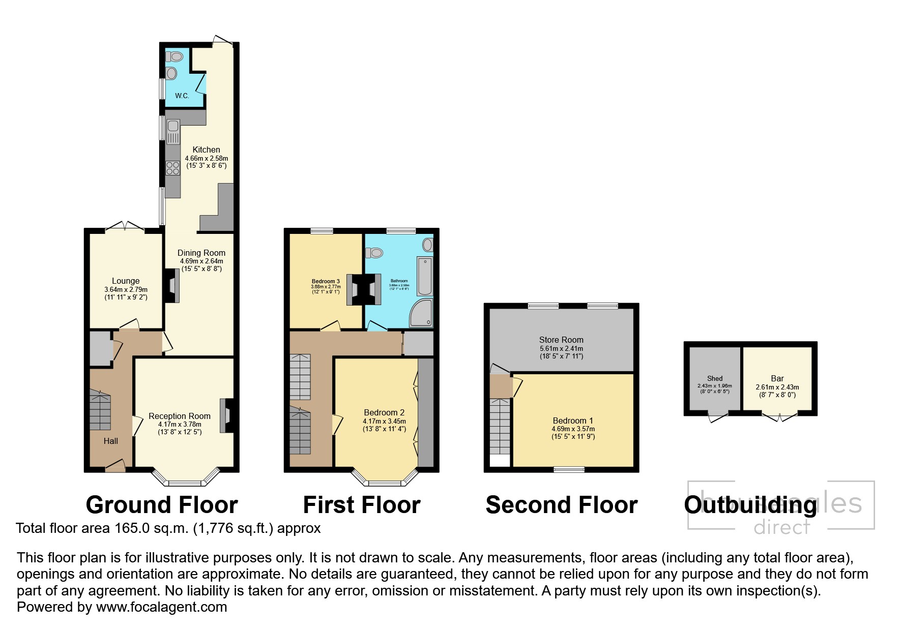17, Balfour Crescent, Wolverhampton floorplan