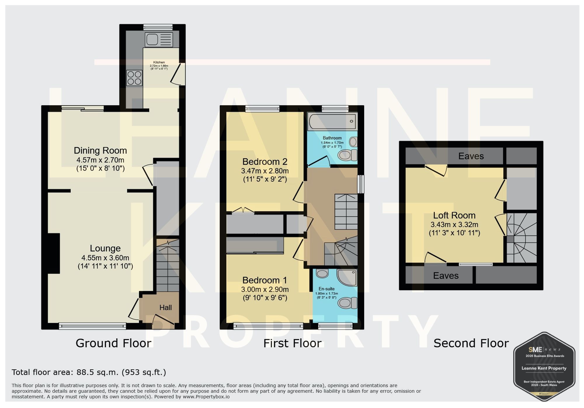 17 Heol Barri, Caerphilly floorplan
