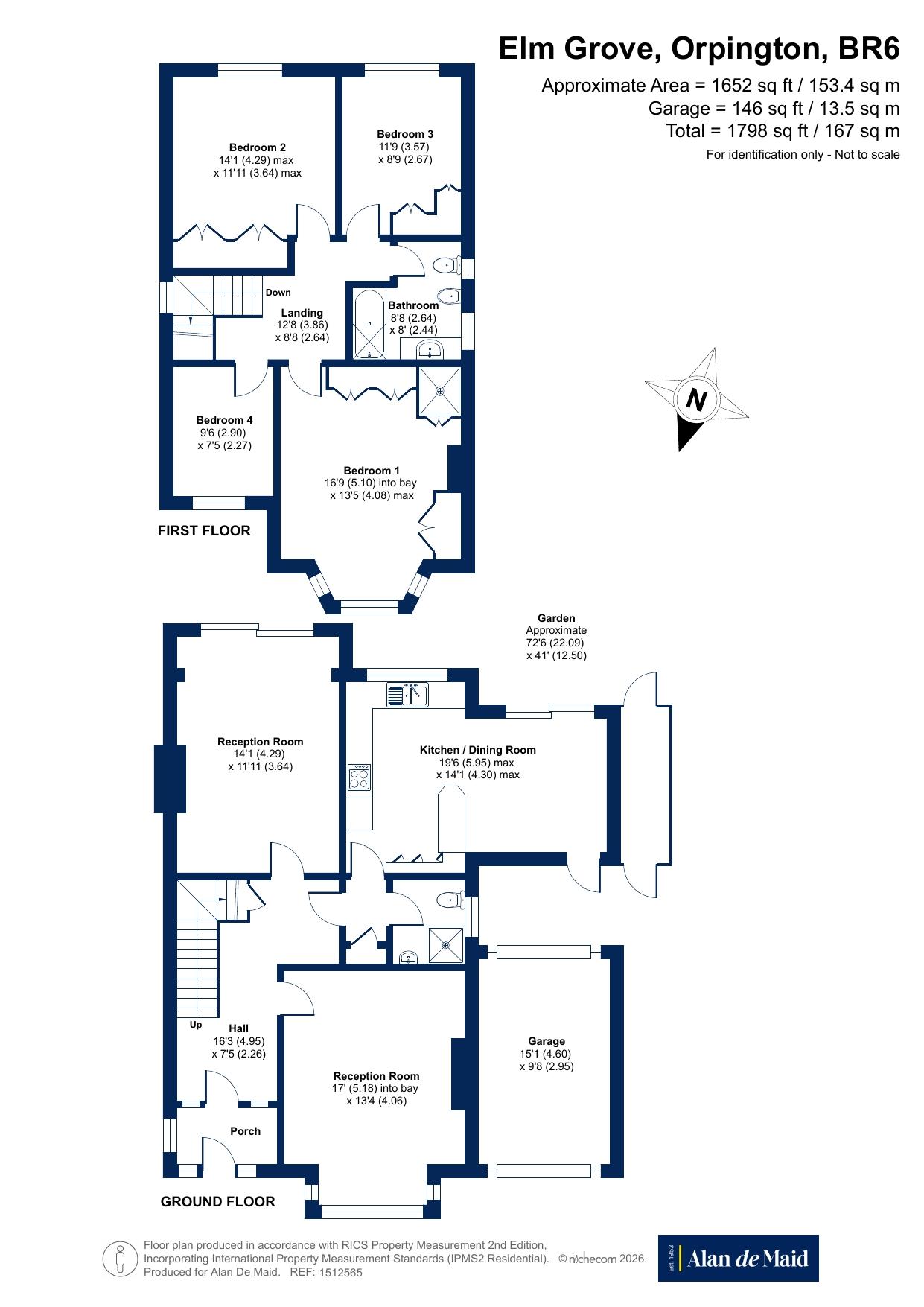8, Elm Grove, Orpington floorplan