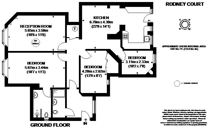 4 Bedrooms Flat to rent in Maida Vale, London W9