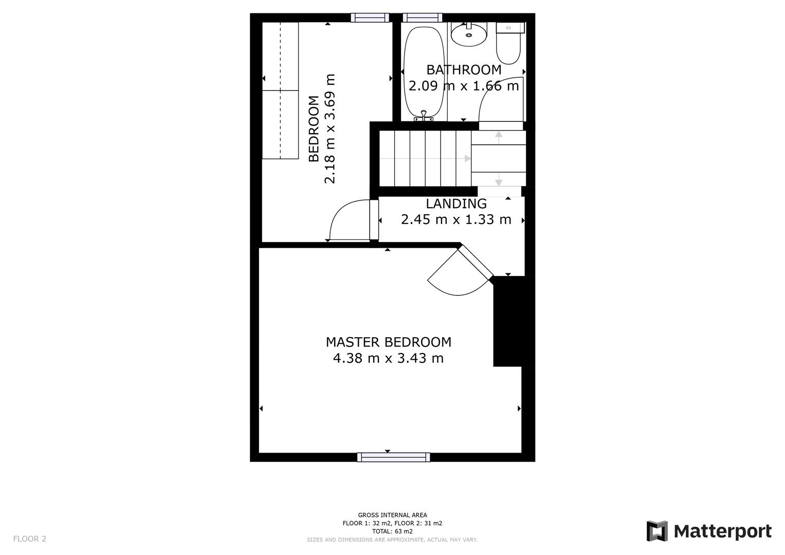 8, Brighouse Road, Bradford floorplan