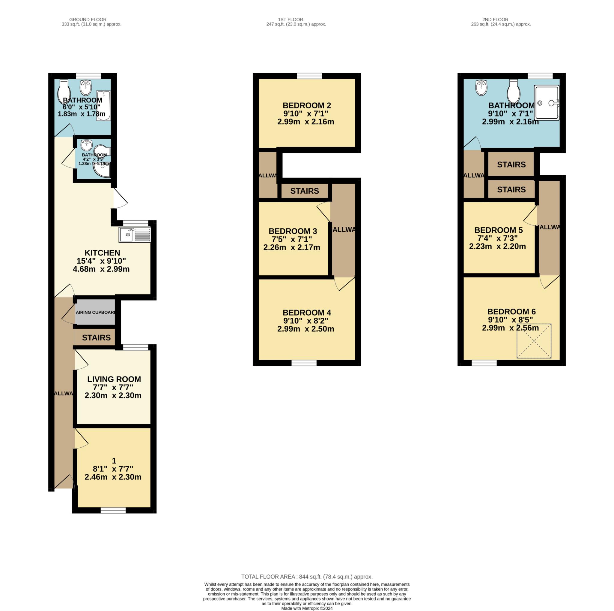 Donnington Gardens, Reading floorplan