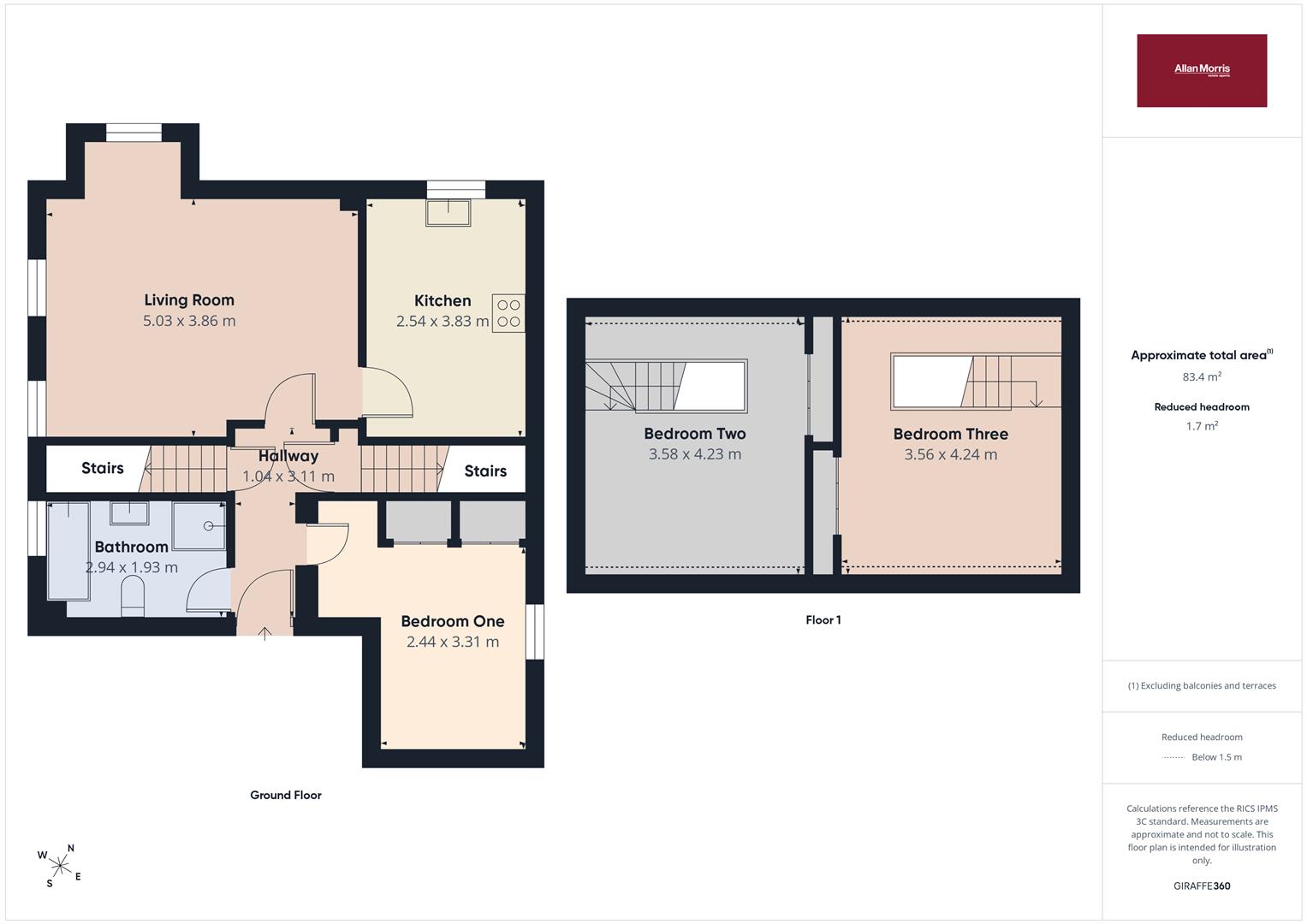 Flat 16 Abbotsfield, 14, Abbey Road, Malvern floorplan