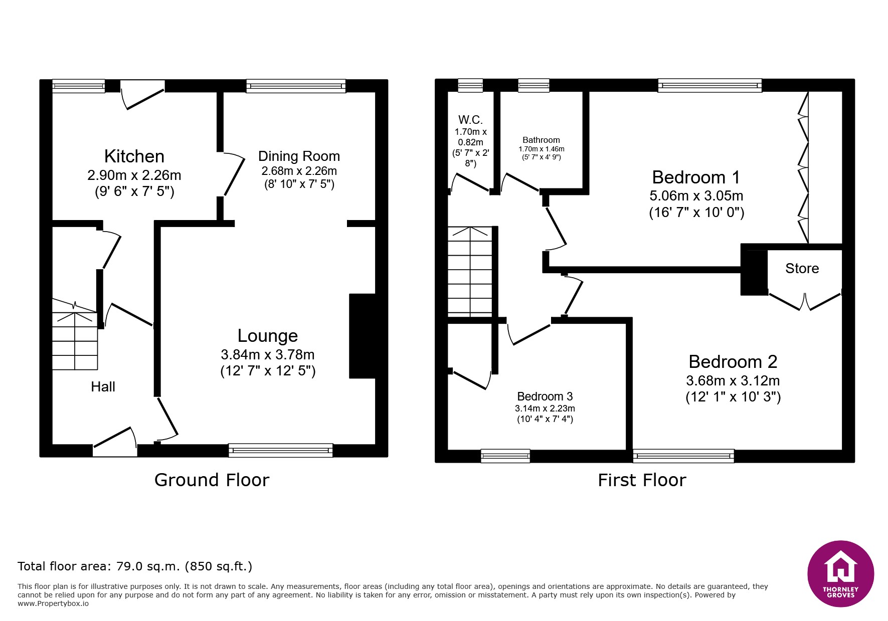 41, Kent Road, Chester floorplan