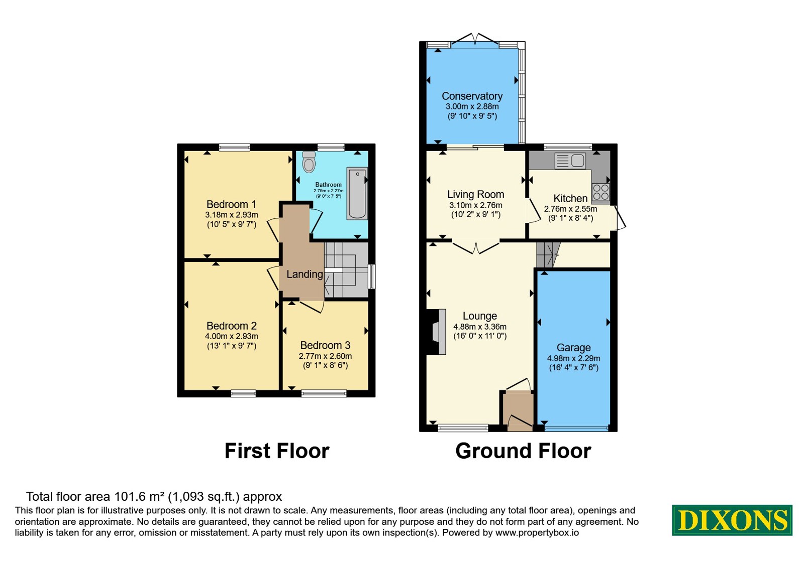54, Curlew Close, Staffordshire floorplan