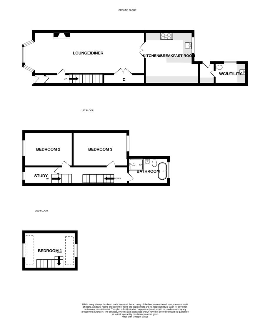 1, Hillcliff Terrace, Irsha Street, Appledore floorplan