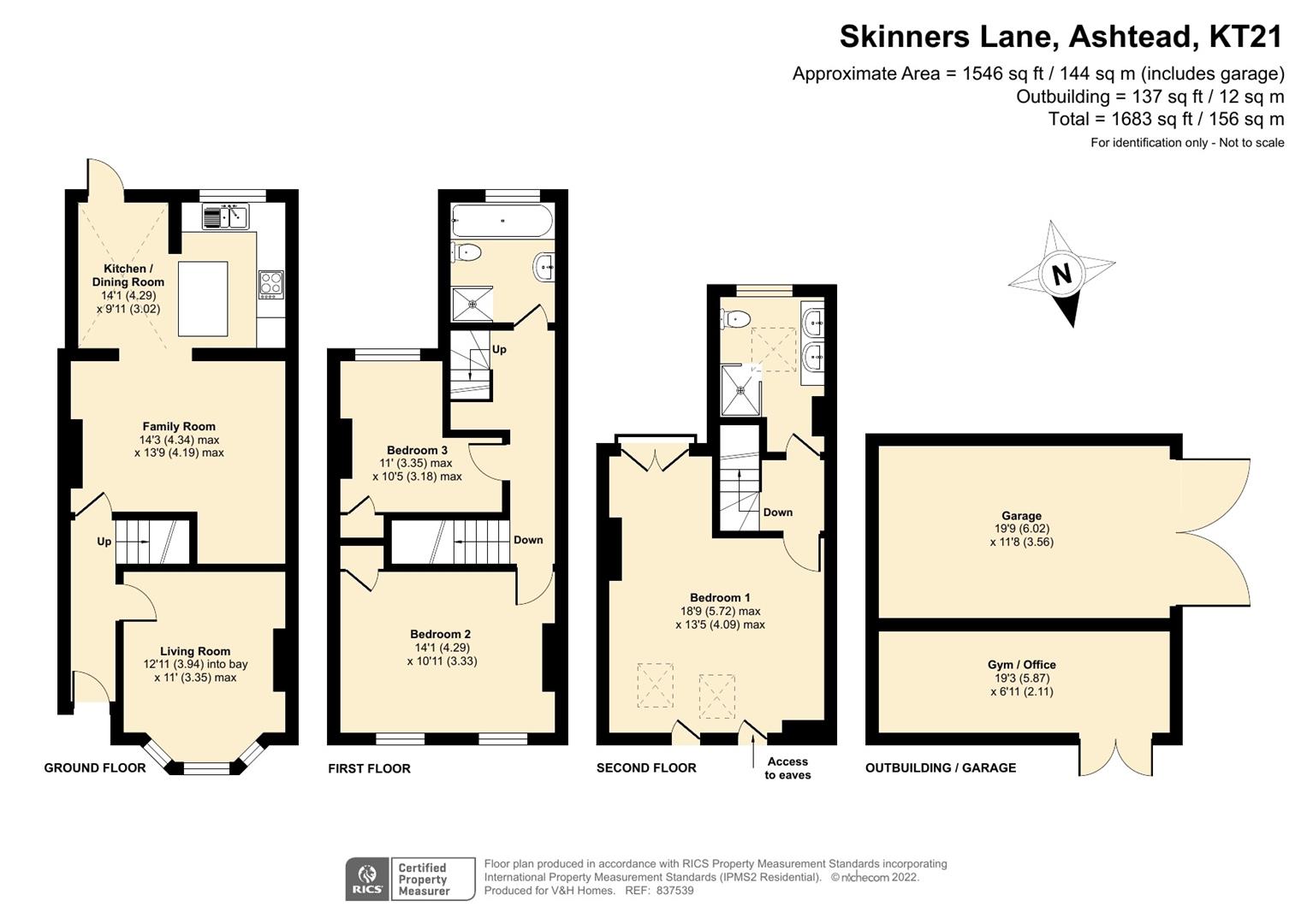 Skinners Lane, Ashtead KT21, 3 bedroom property for sale 61313014