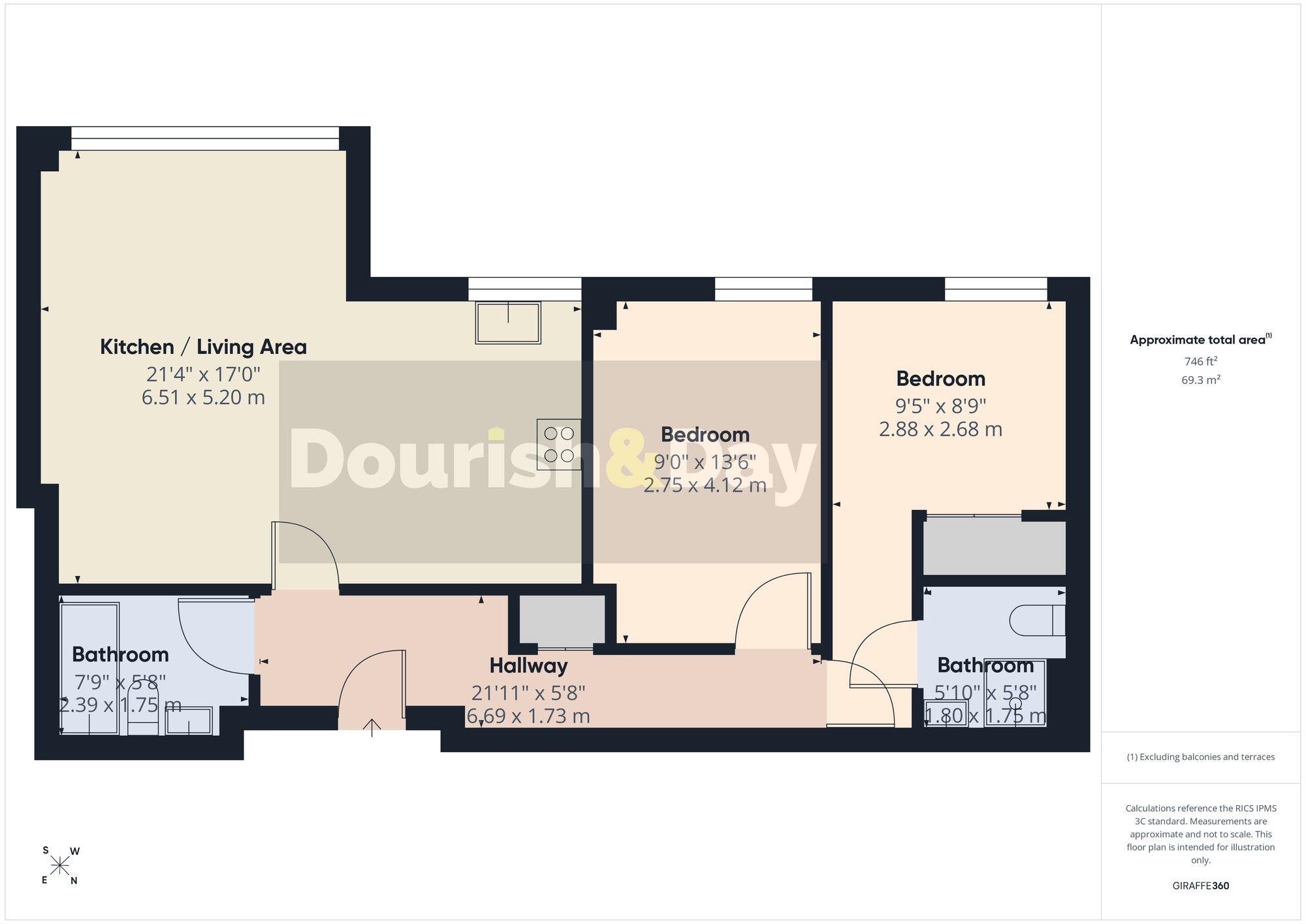 18 St. Georges Mansions St. Georges Parkway, Stafford floorplan