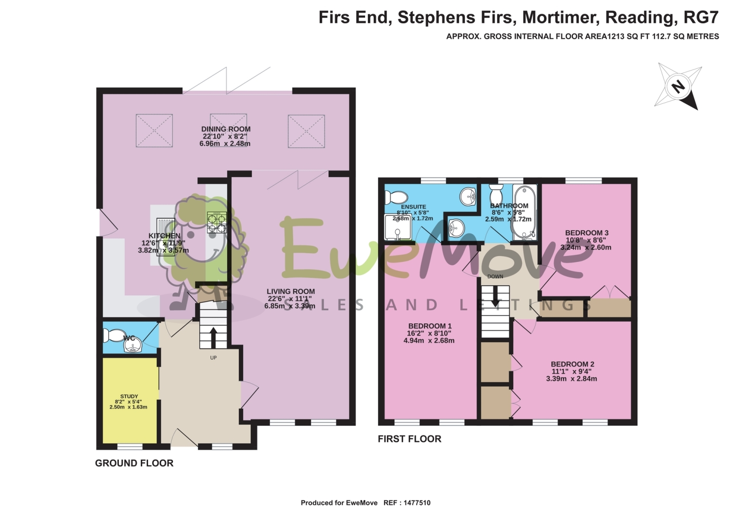 1, Firs End Stephens Firs, Reading floorplan