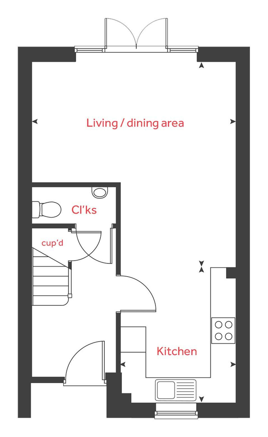"The Summer" at Harrington Lane, Pinhoe, Exeter EX4, 3 bedroom terraced