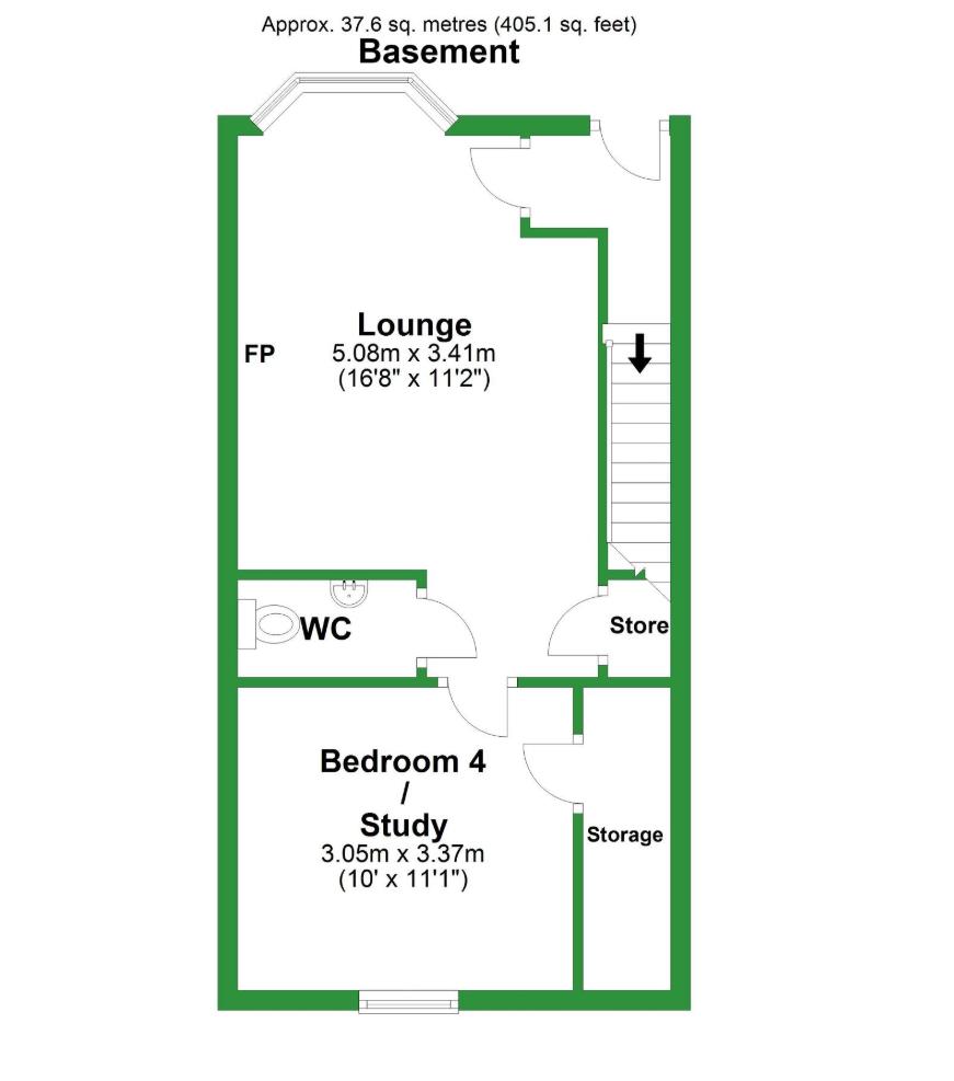 15, Queen Street, Burnley floorplan