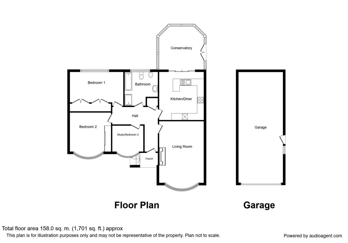 3 Bedrooms Bungalow for sale in Harvey Road, Congleton CW12