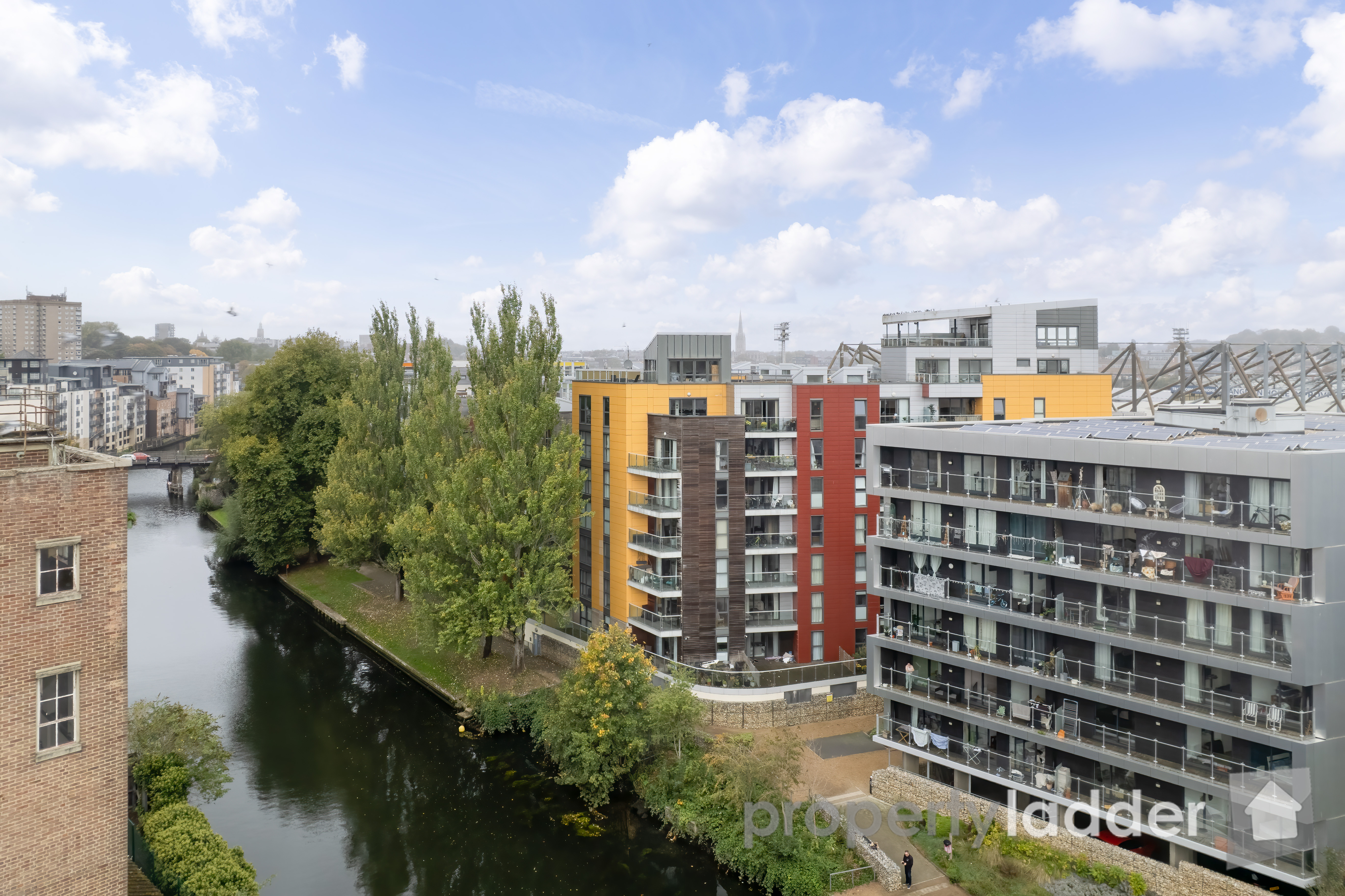 2-bed flat on 75 Allison Bank, Geoffrey Watling Way, Norwich, £230,000