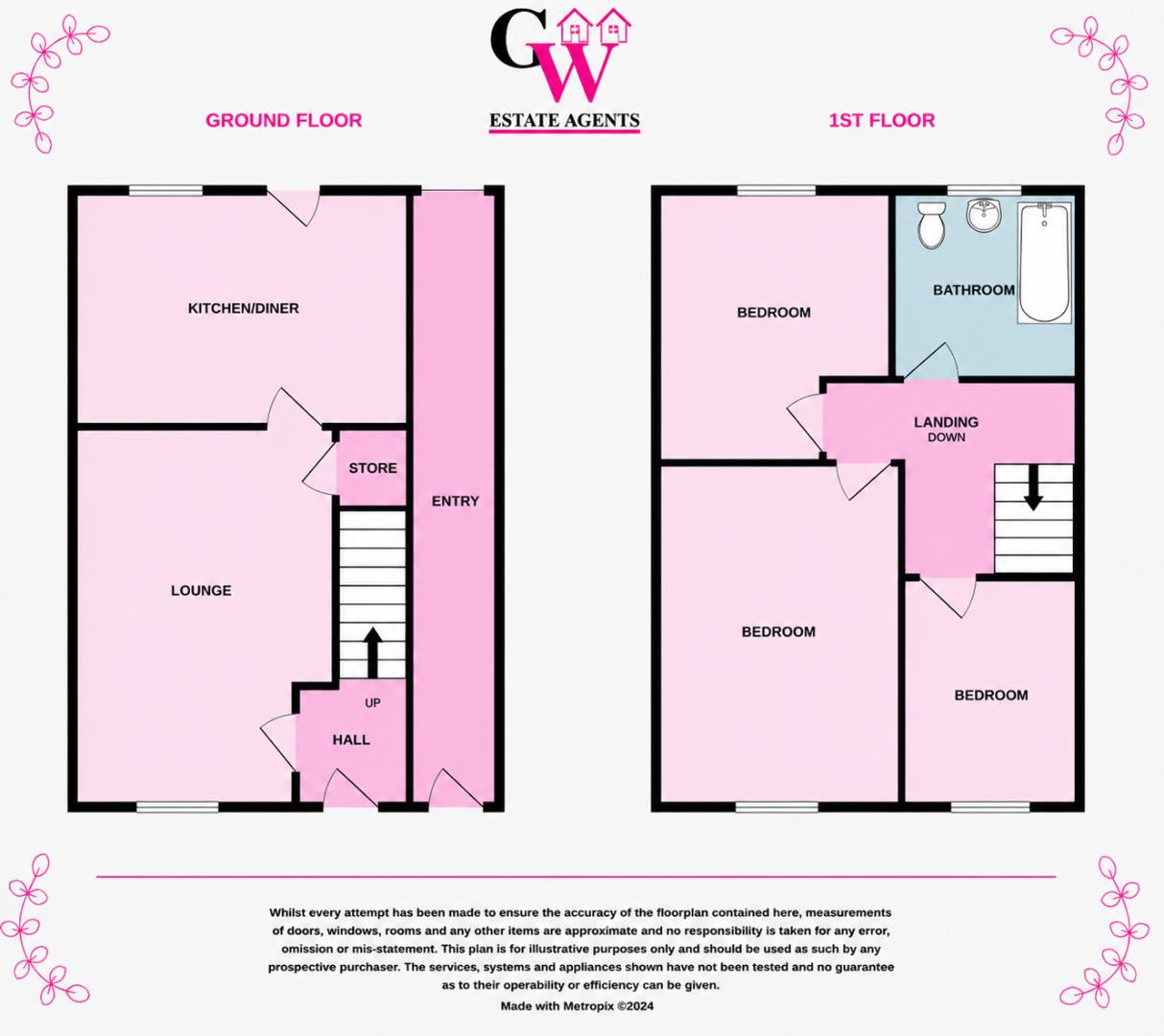 155, Crook Lane, Winsford floorplan