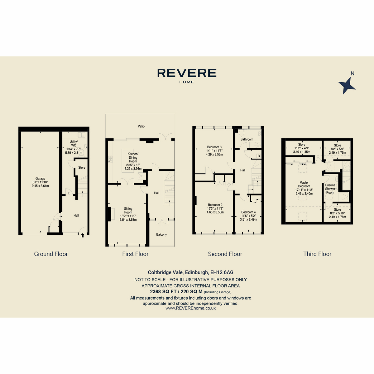 3, Coltbridge Vale, Edinburgh floorplan