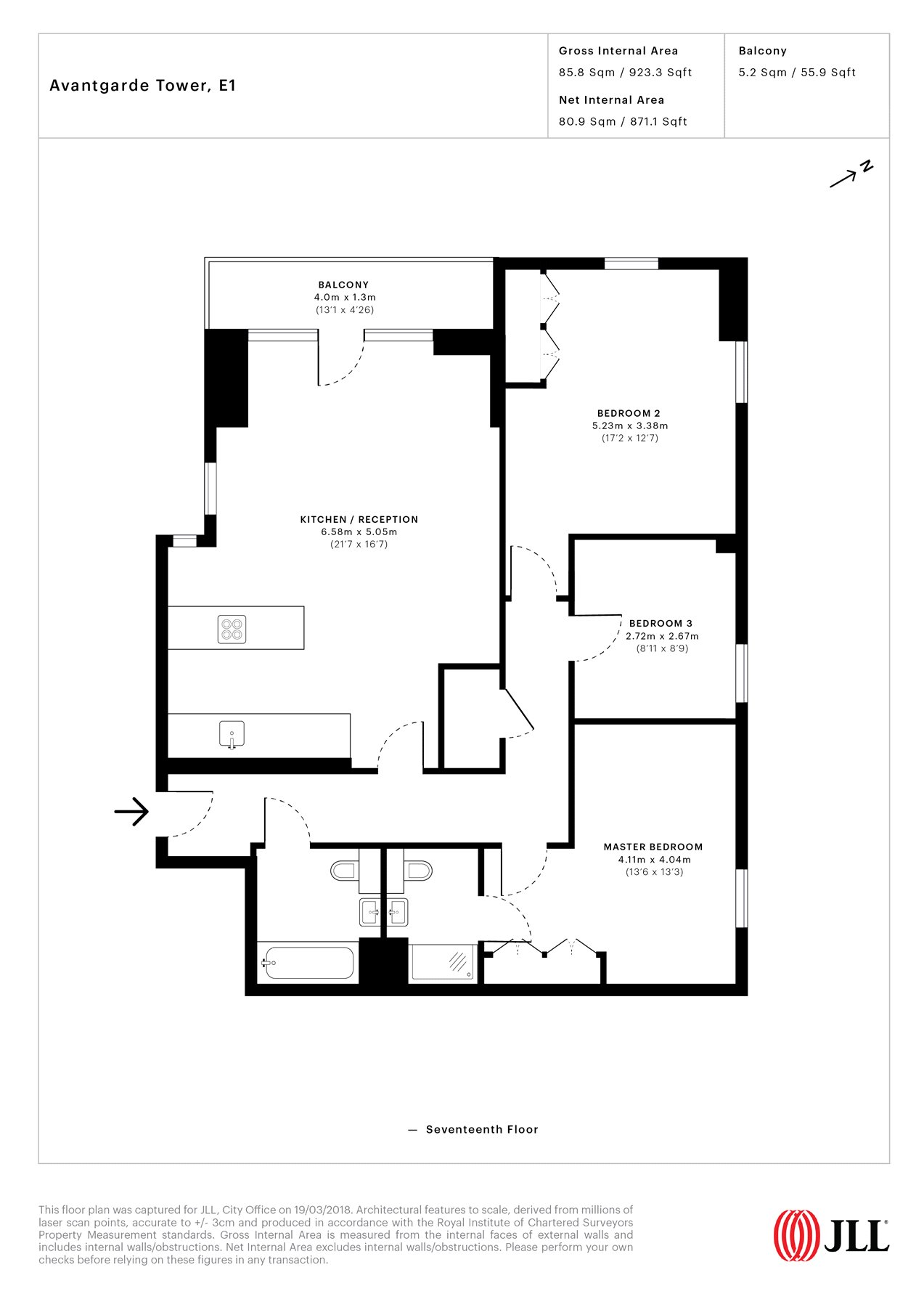 3 Bedrooms Flat to rent in Avantgarde Tower, 1 Avantgarde Place, London E1