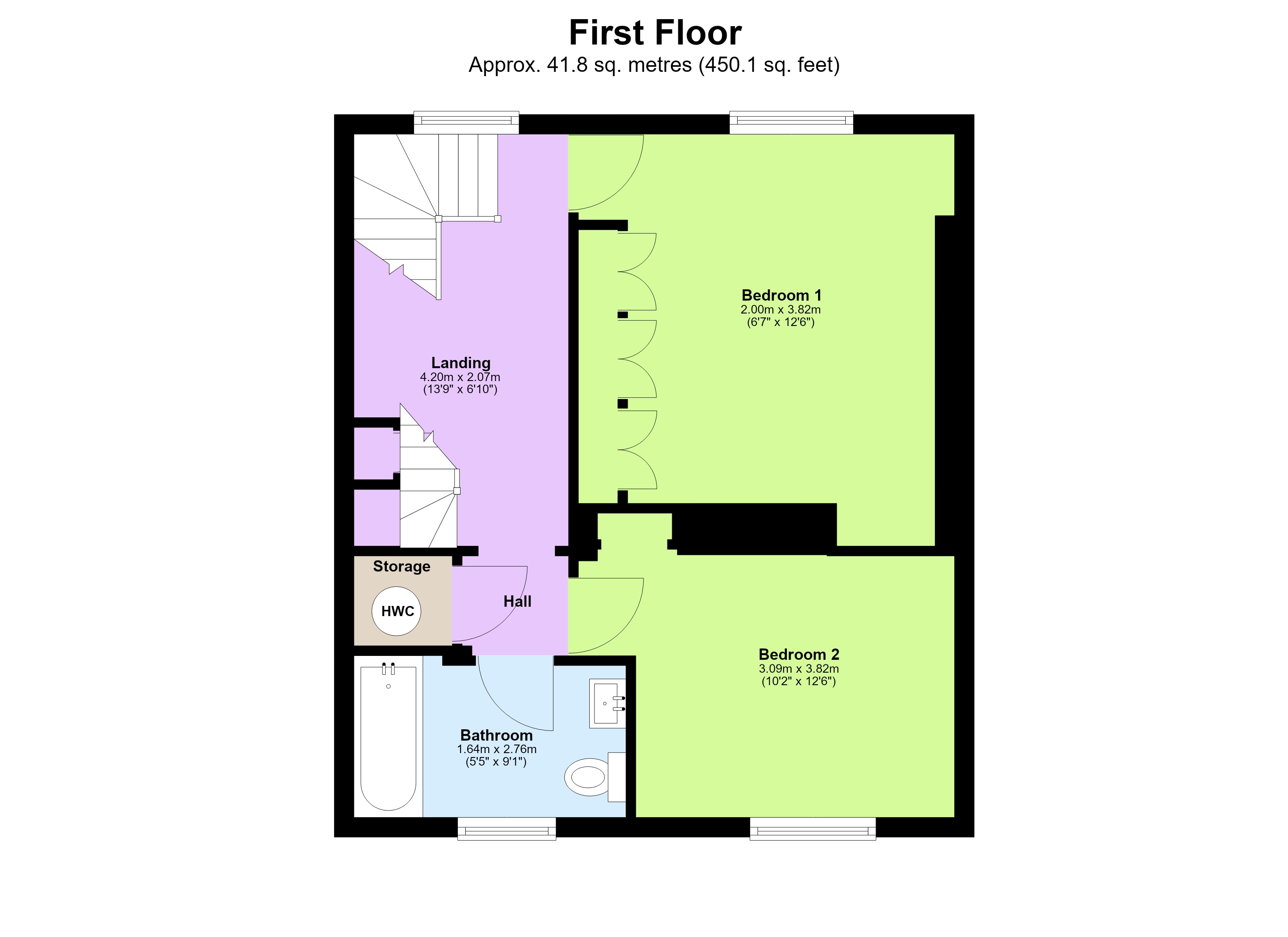 50, Lawn Lane, Hertfordshire floorplan