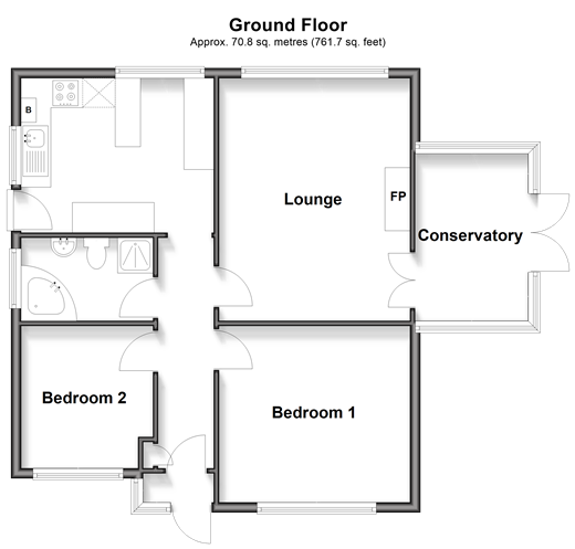 Broadhill Close Broad Oak, Heathfield floorplan