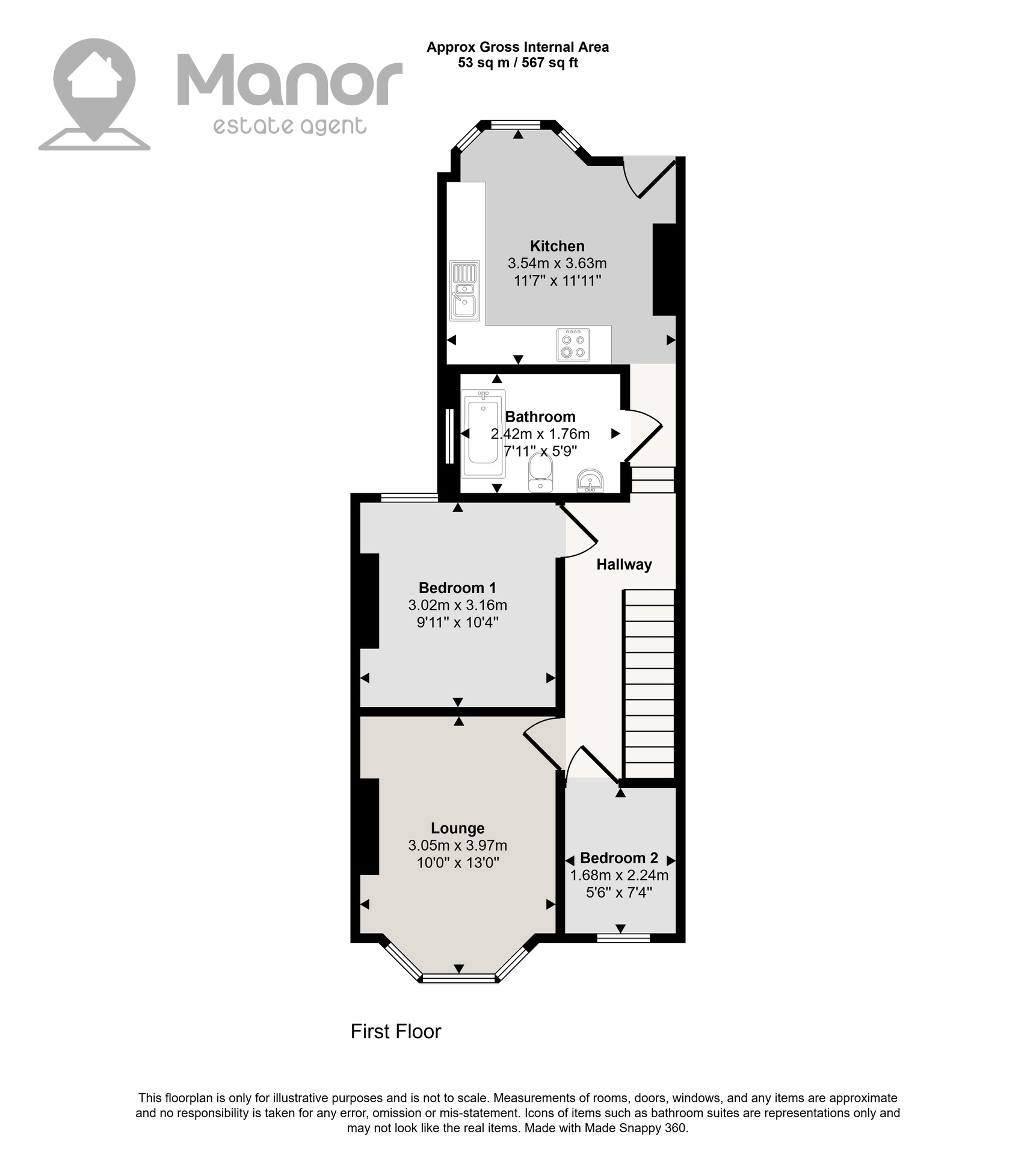 17a Johnstone Road, East Ham floorplan