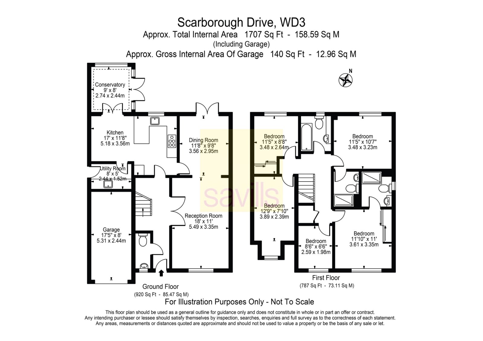 25, Scarborough Drive, Rickmansworth floorplan