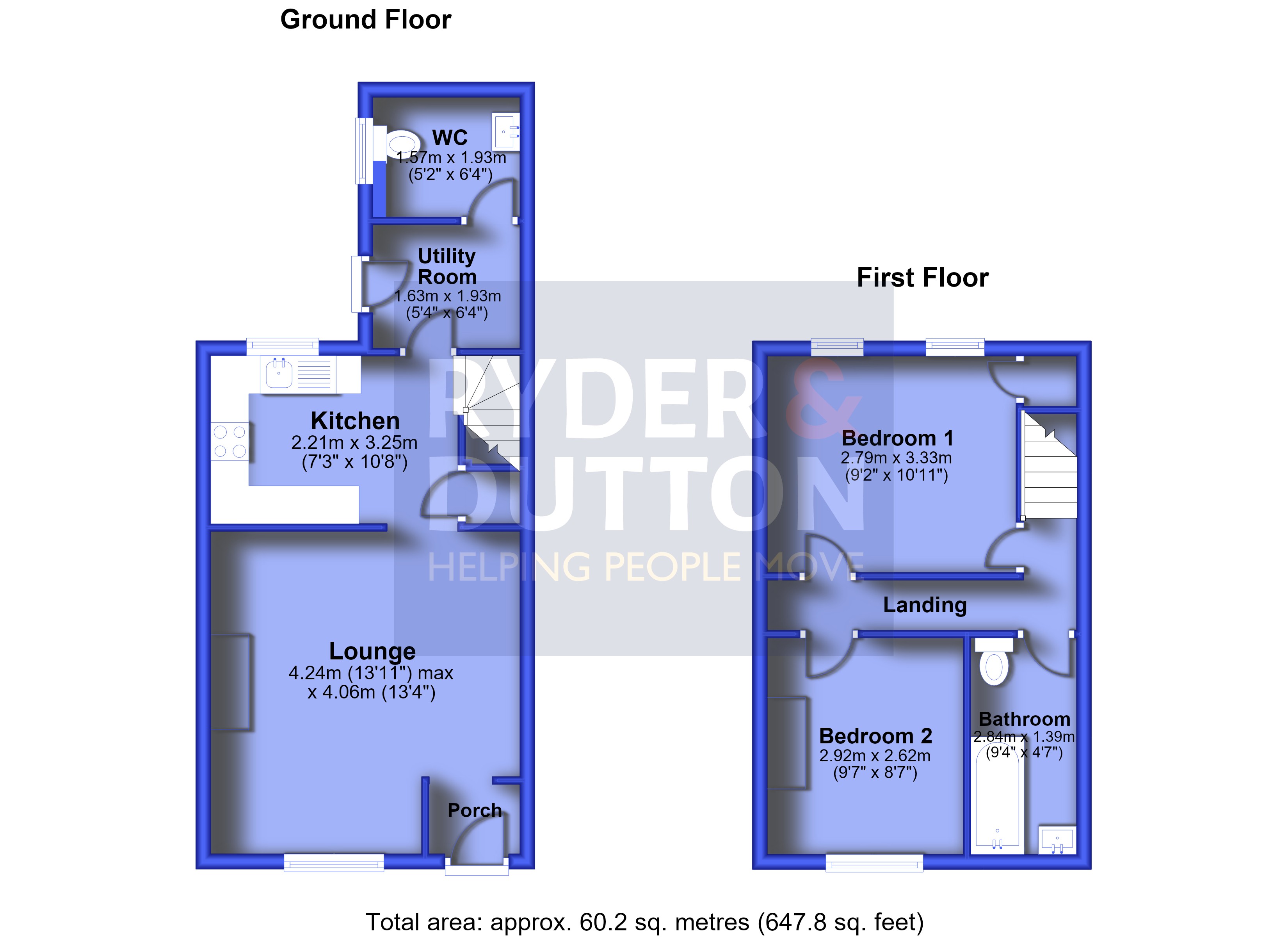 16, Rose Bank Street, Rossendale floorplan