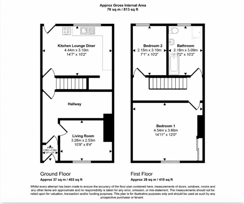 9, Birch Street, Wigan floorplan