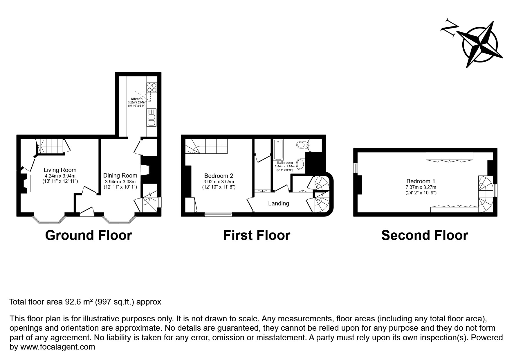 Hilltop Cottage,, The Hill, Burford floorplan