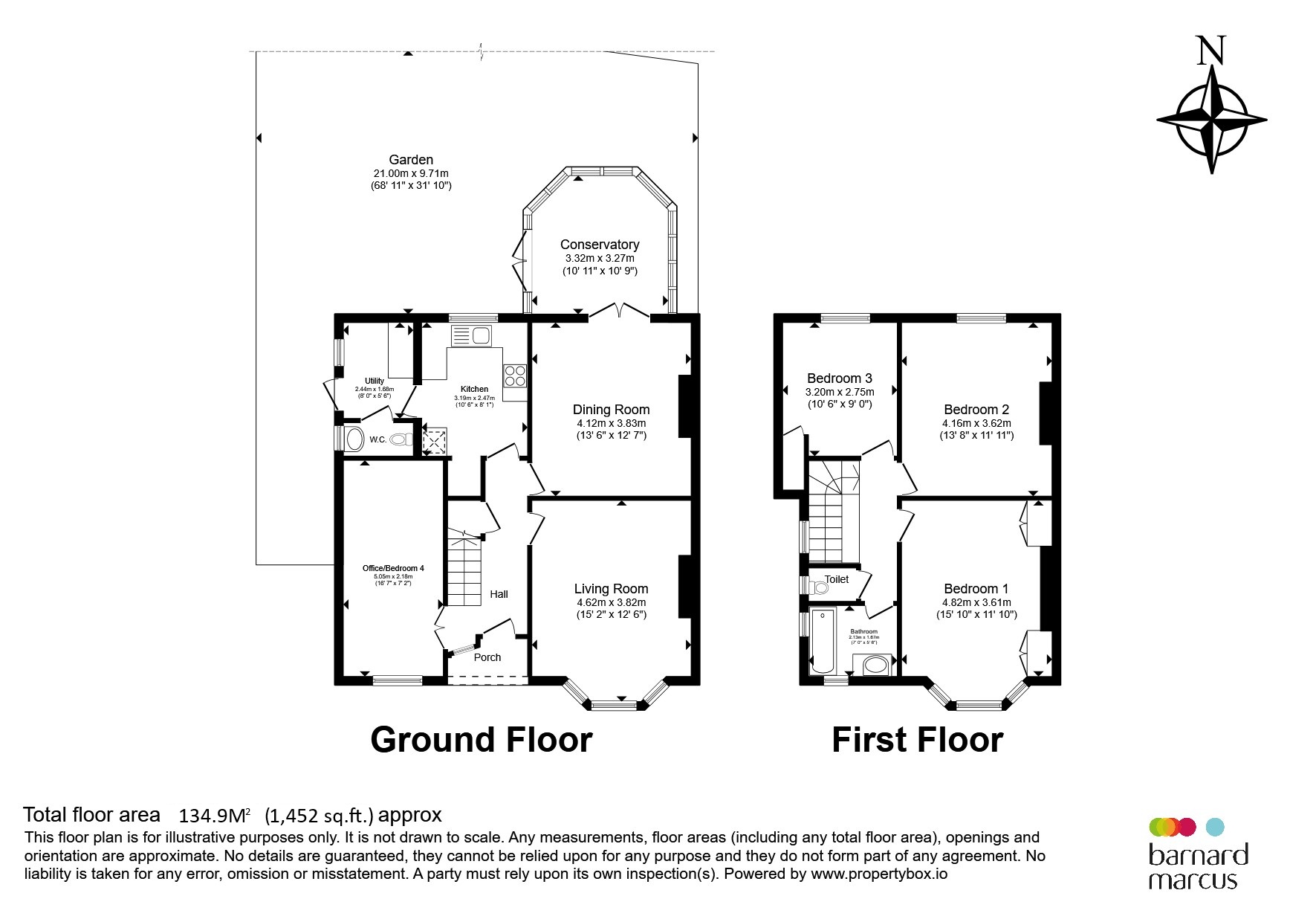 10, Leyfield, Worcester Park floorplan