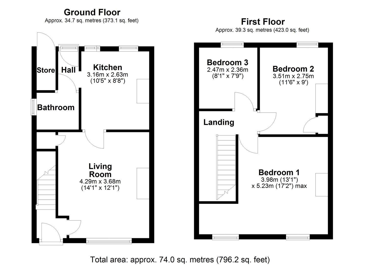 1, Studley Rise, Trowbridge floorplan
