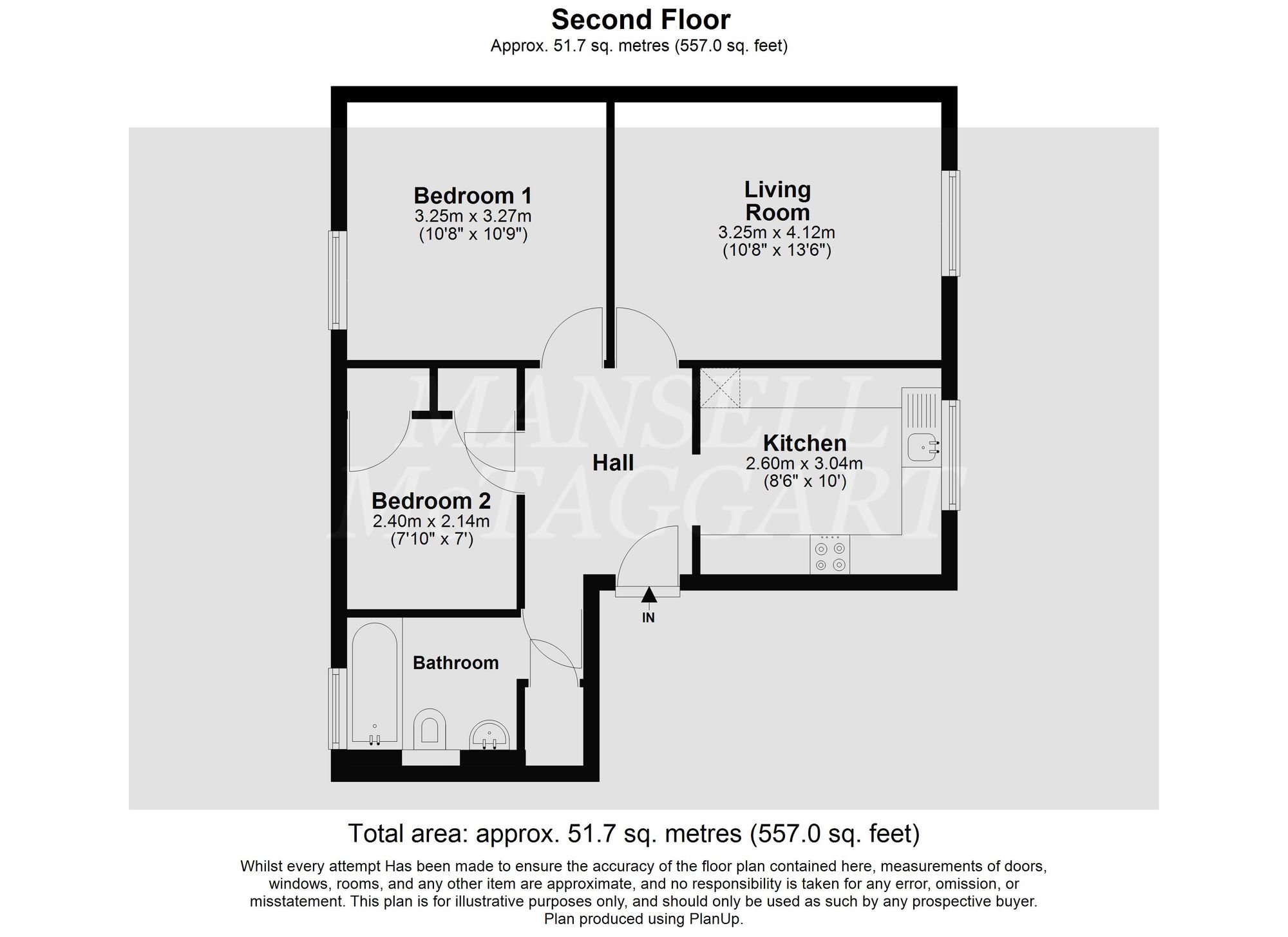 53 Manning Close, East Grinstead floorplan