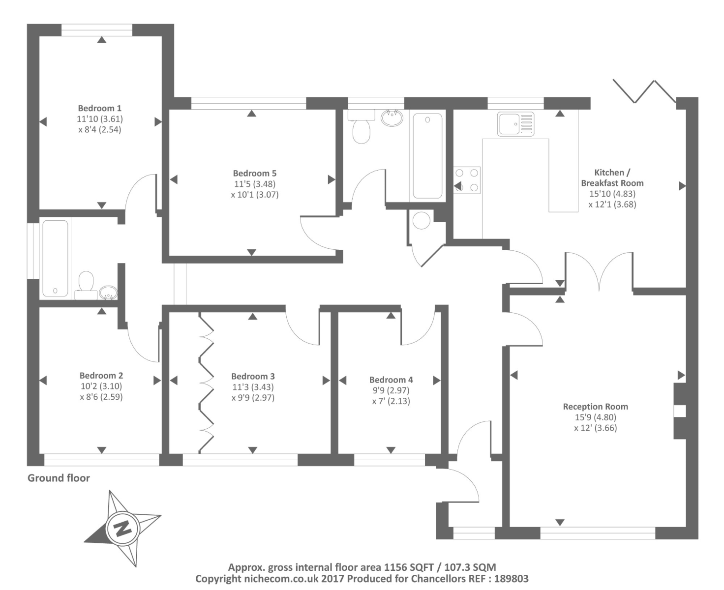 5 Bedrooms Detached bungalow to rent in Vale Road, Chesham HP5