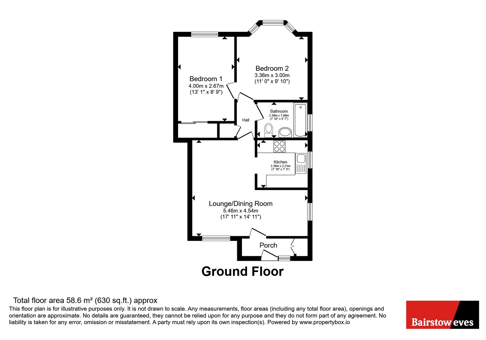 202, Dunkirk Road, Lincolnshire floorplan