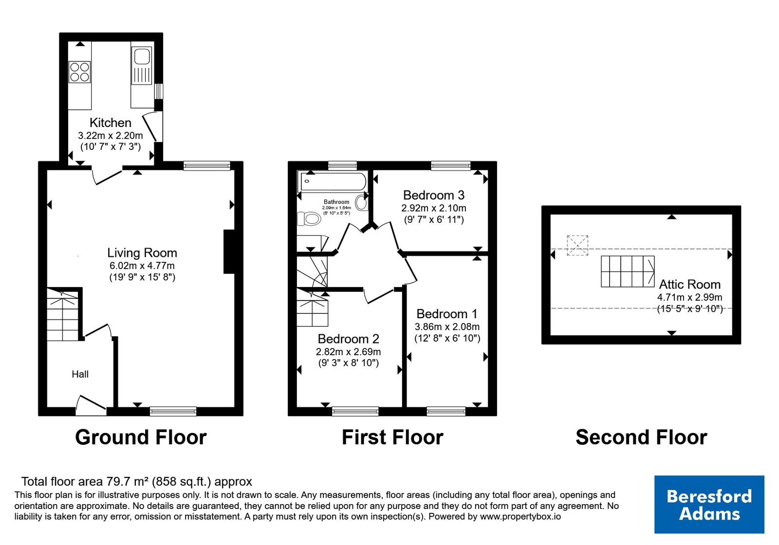 40, Upper Water Street, Conwy floorplan