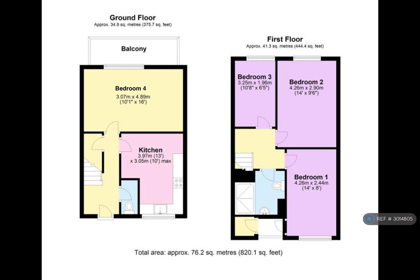 Attenborough Close, Birmingham floorplan