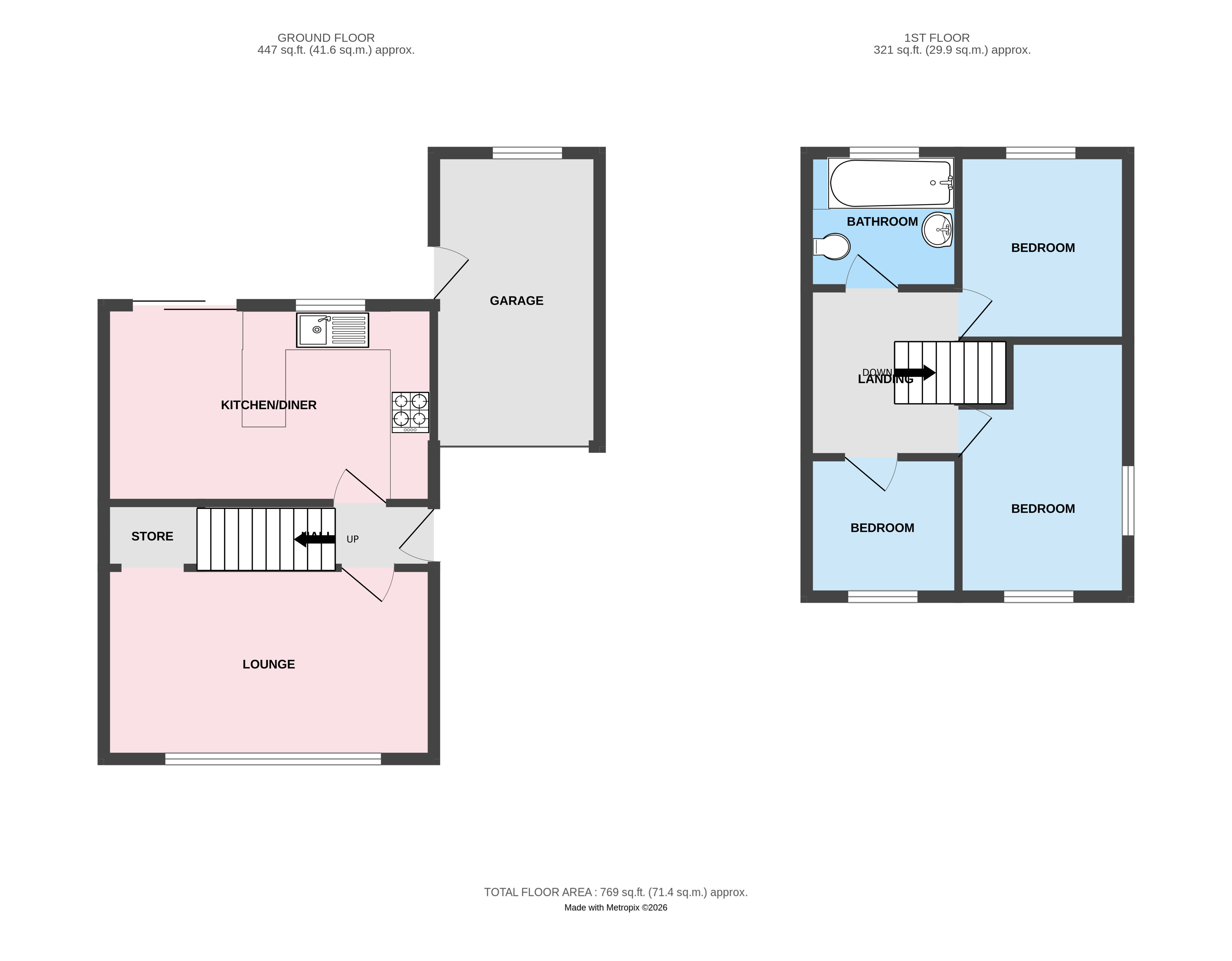 39, Trinity View, Telford floorplan