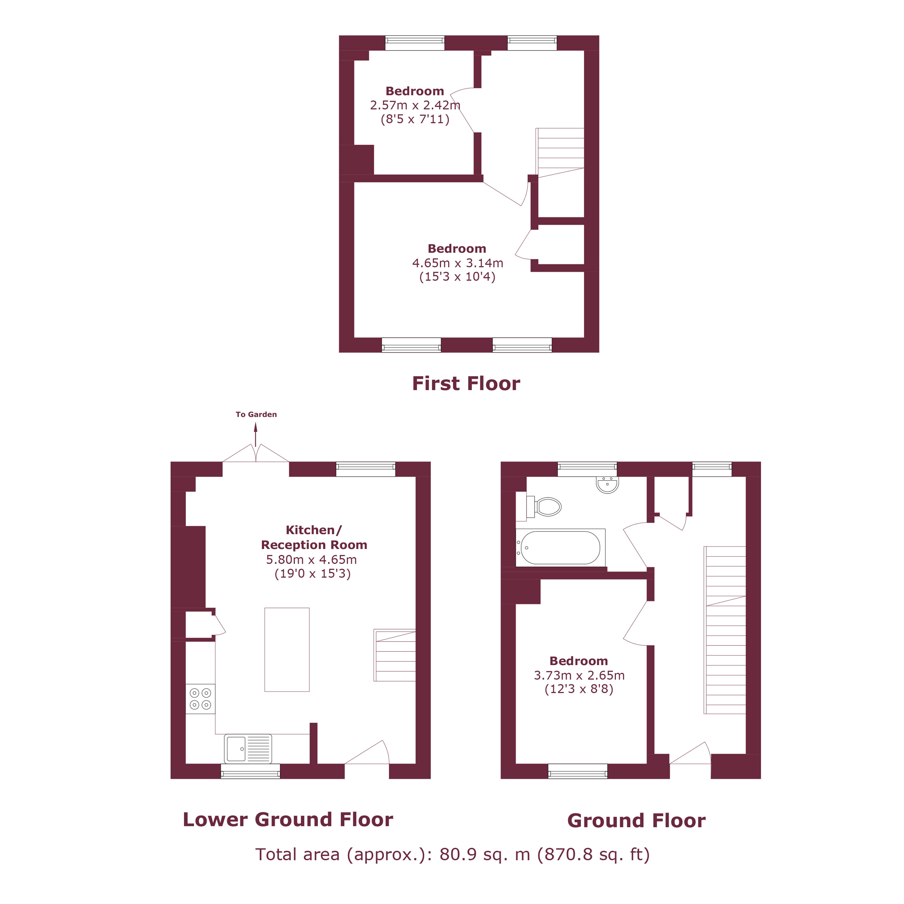 7, Harley Grove, London floorplan