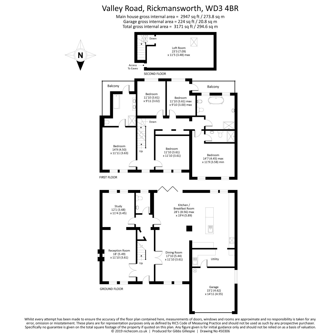 5 Bedrooms Detached house for sale in Valley Road, Rickmansworth, Hertfordshire WD3