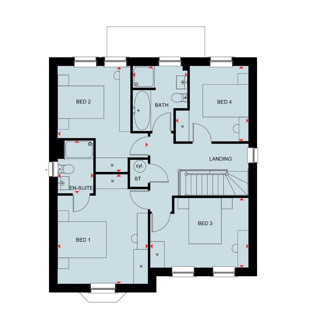 CATKINS, 581 HOLDEN, Meadowsweet Avenue, Stafford floorplan