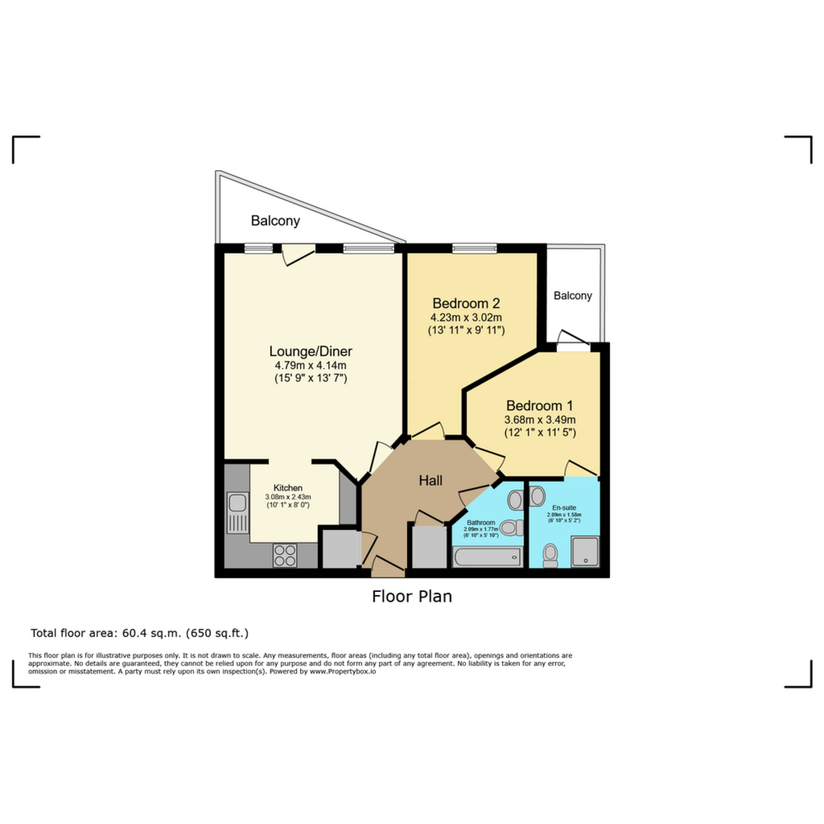 192, Kentmere Drive, Doncaster floorplan