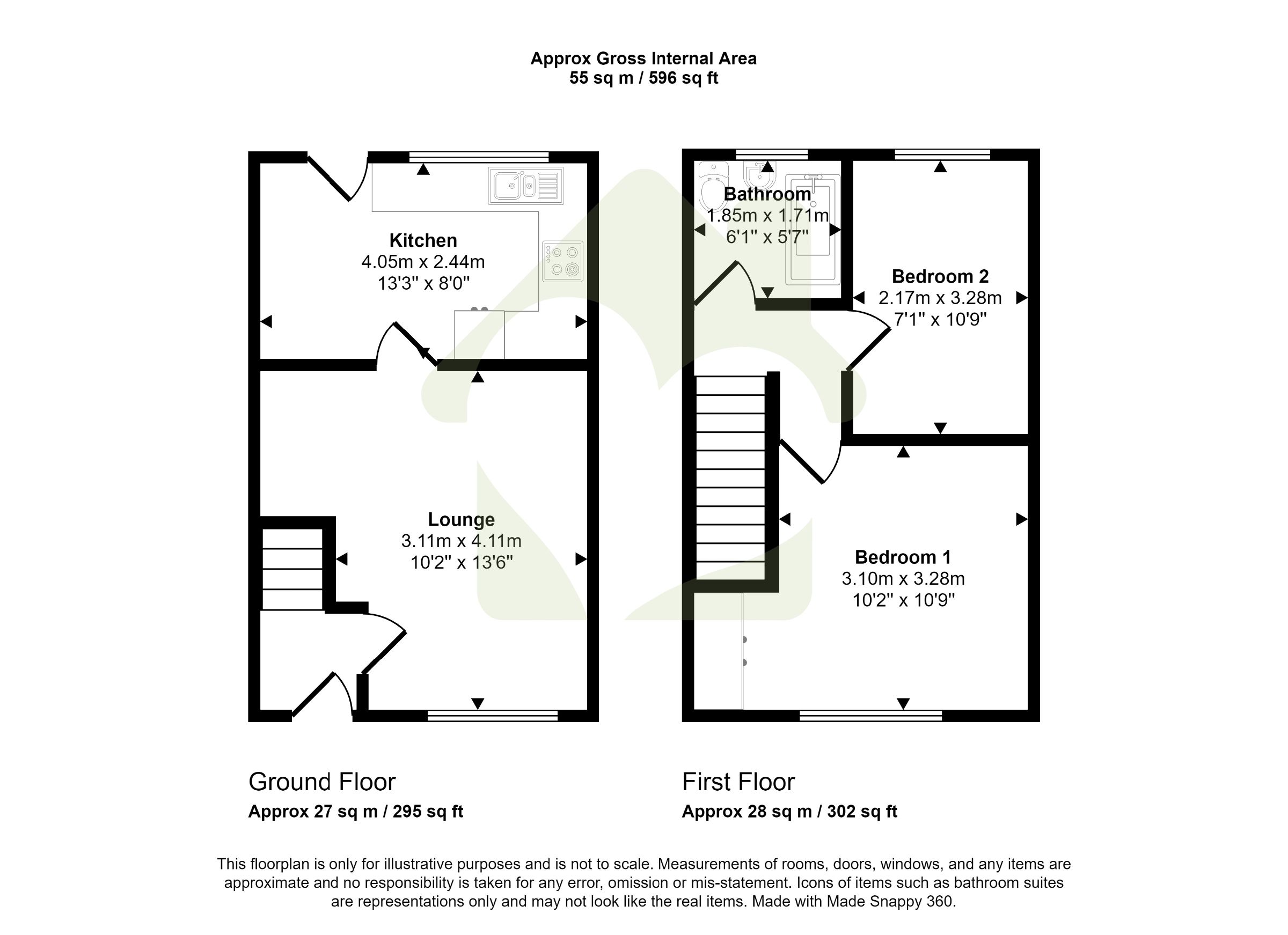 Lancaster Avenue, Great Eccleston, Preston PR3, 2 bedroom terraced
