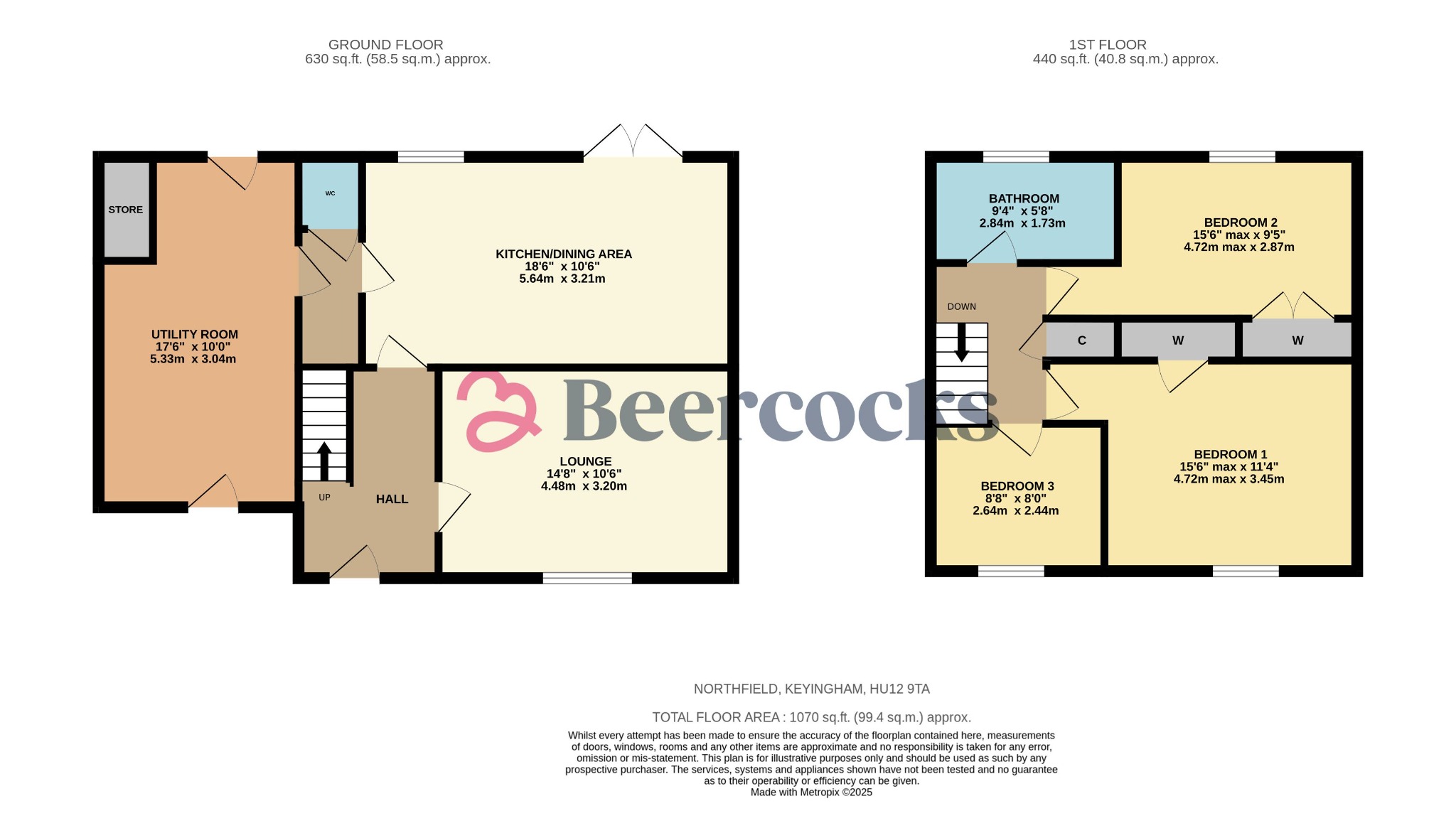 21, Northfield, Hull floorplan