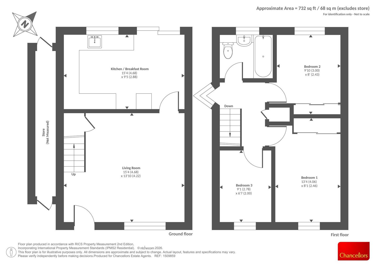 28, Galloway Close, Hampshire floorplan